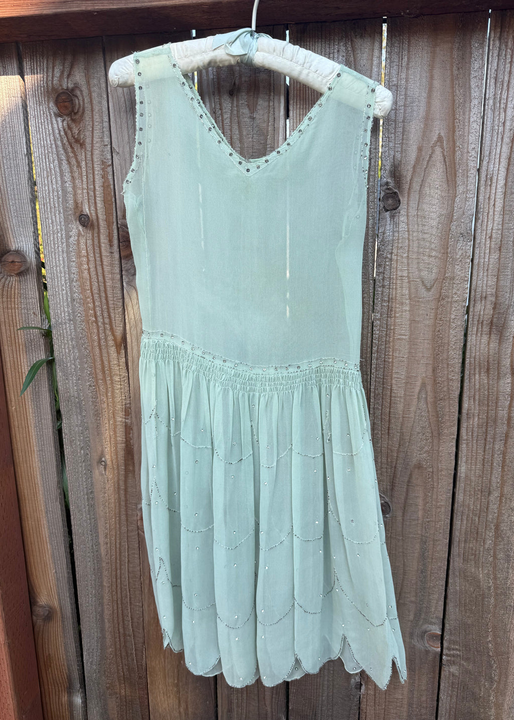 1920s mermaid flapper dress