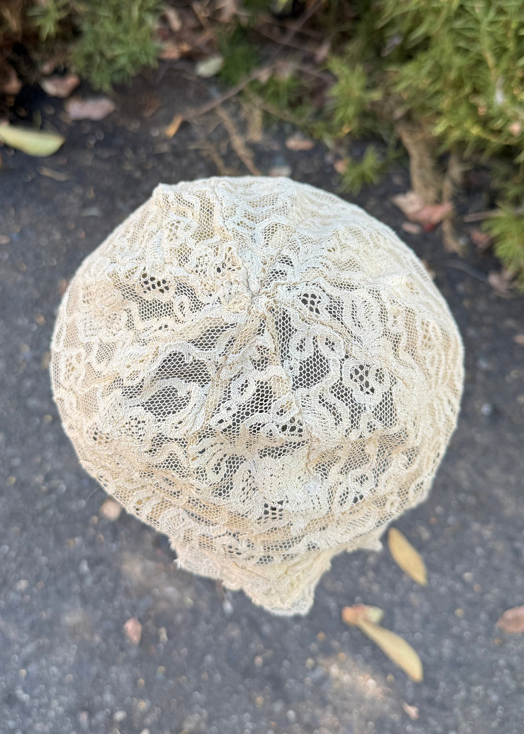 Edwardian lace cap