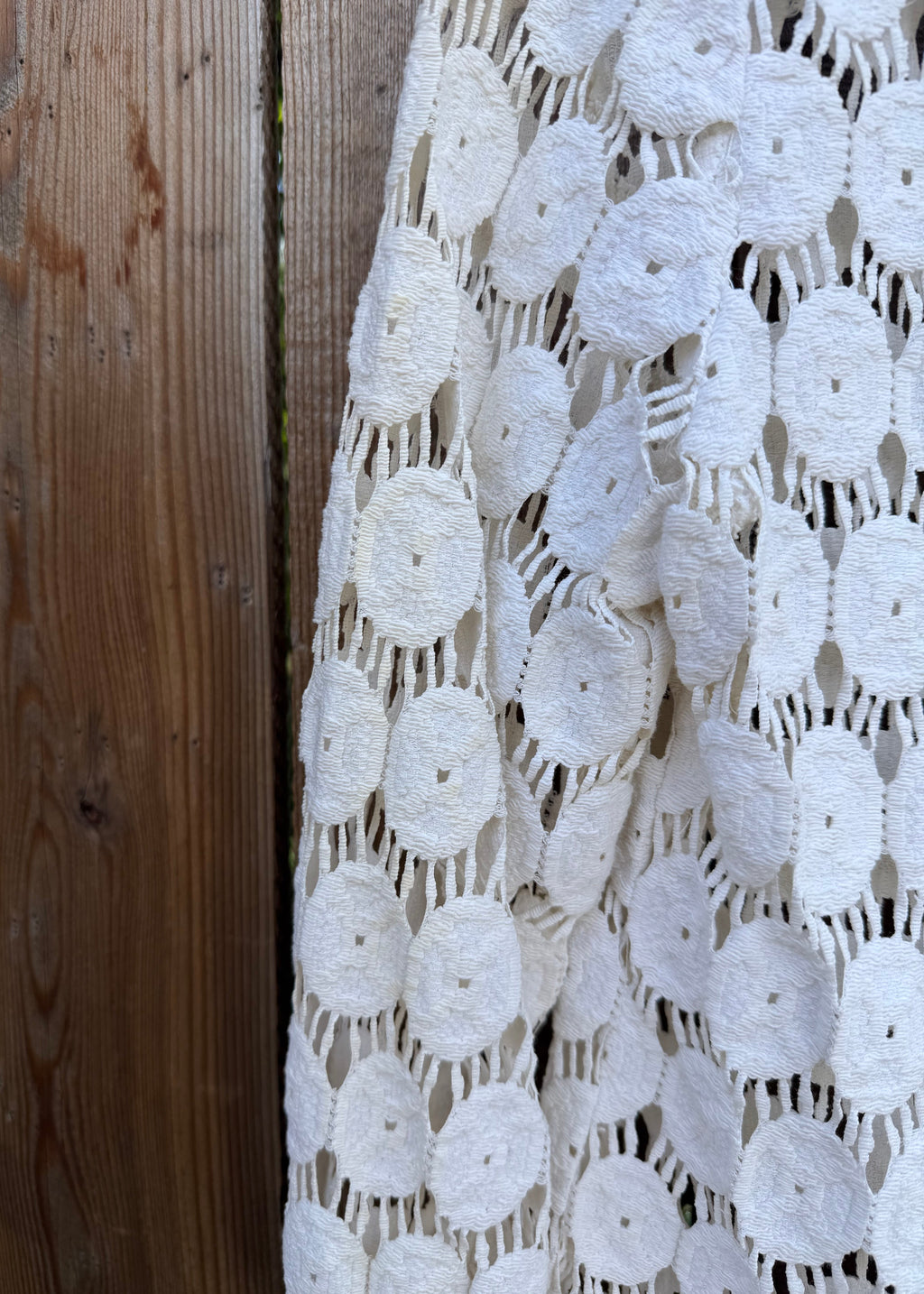 1920s crochet yoyo jacket