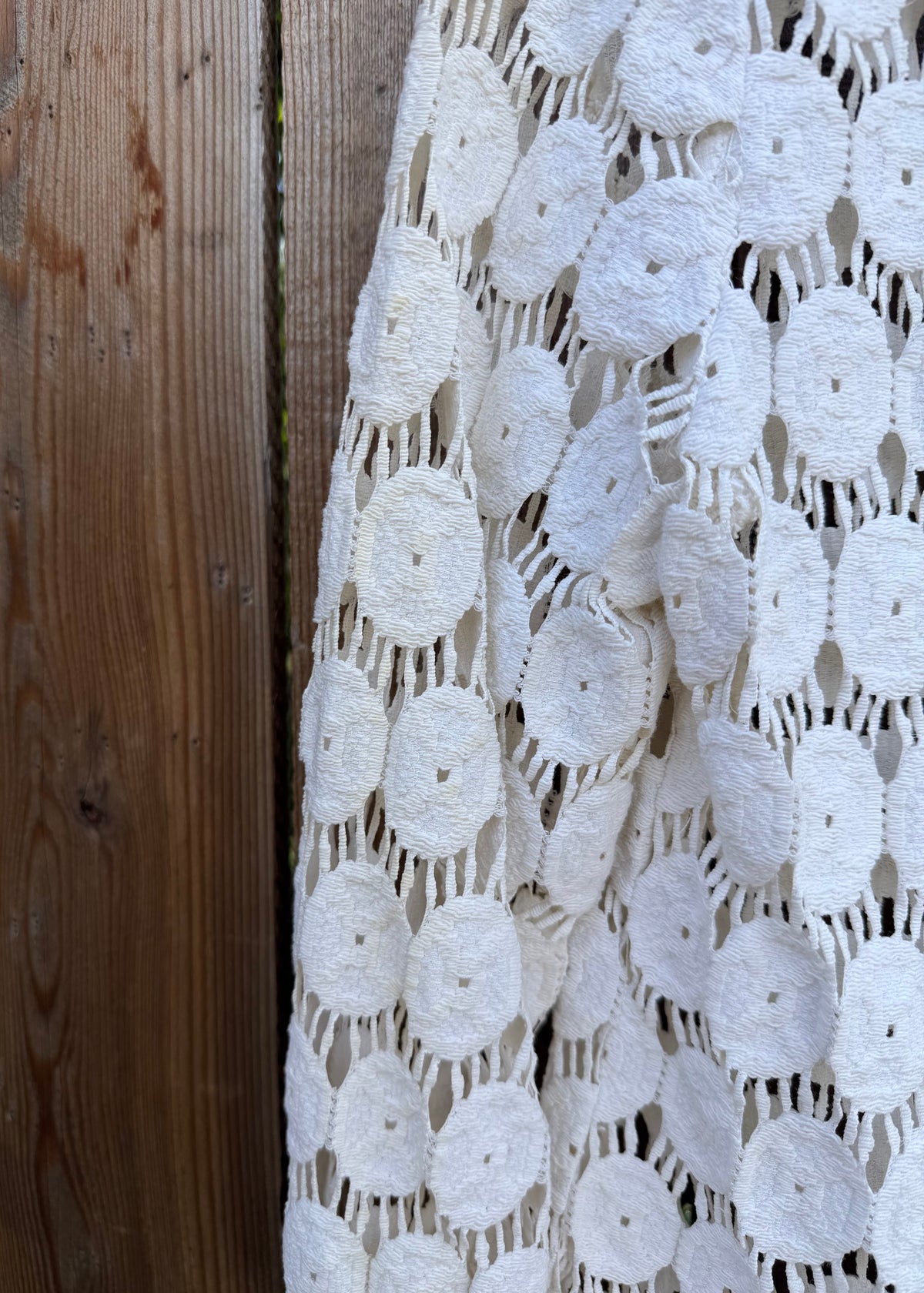 1920s crochet yoyo jacket