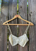 1920s silk and lace bra