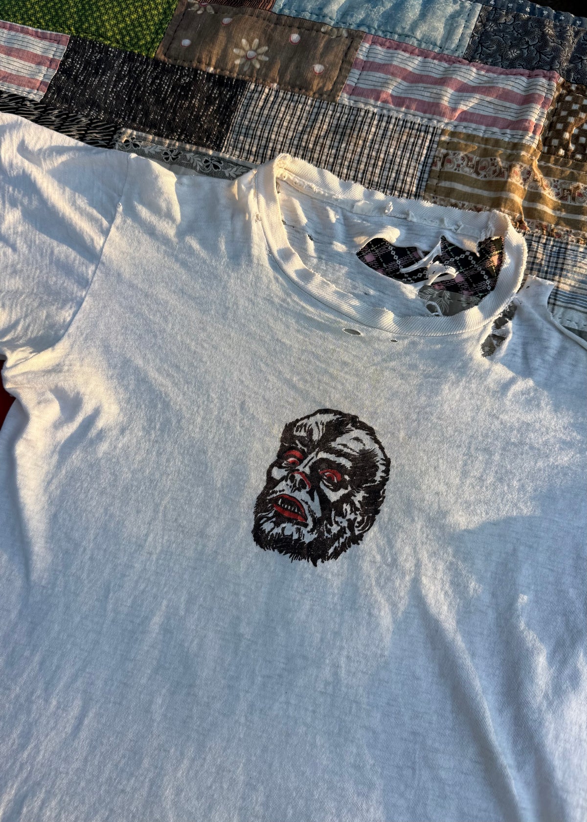 1960s Universal Monsters The Wolf Man heavily distressed tee