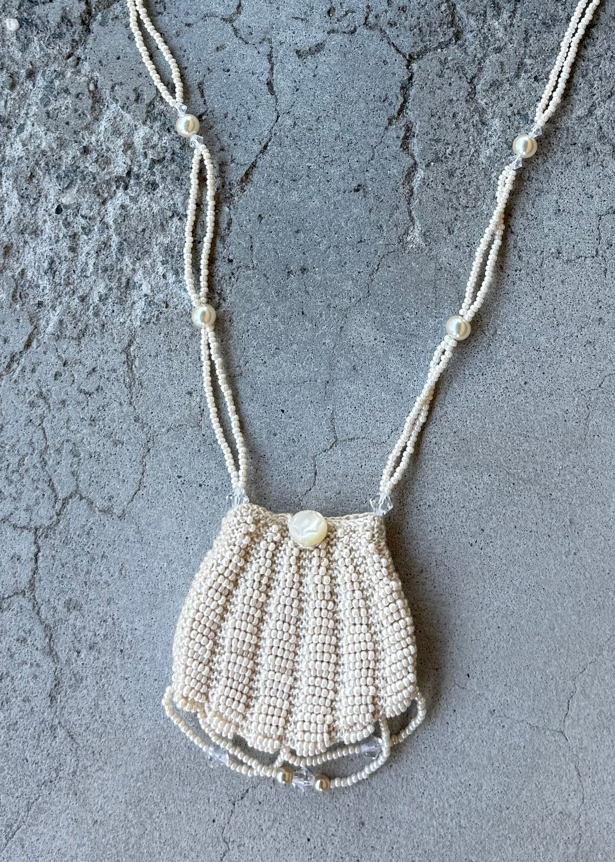 Vintage beaded coin purse