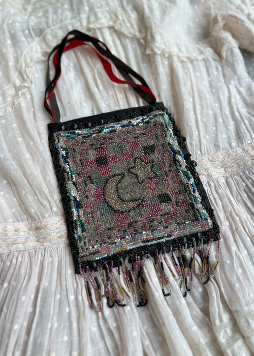 1920s star and moon bag