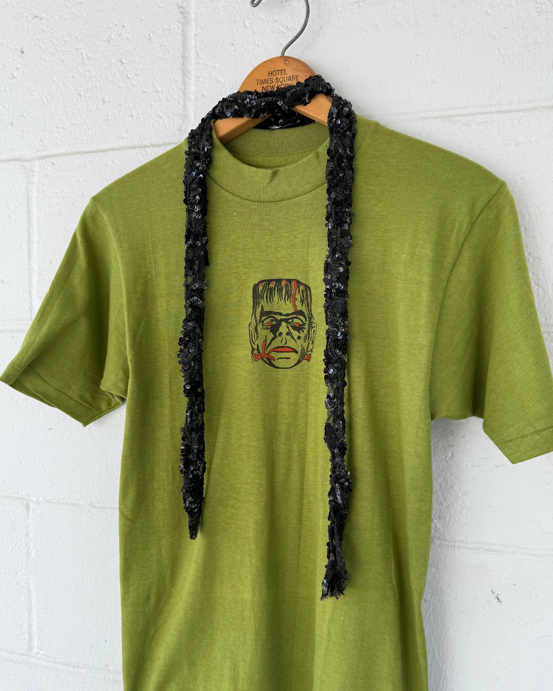 NOS 1960s tee with Universal Monsters Frankenstein
