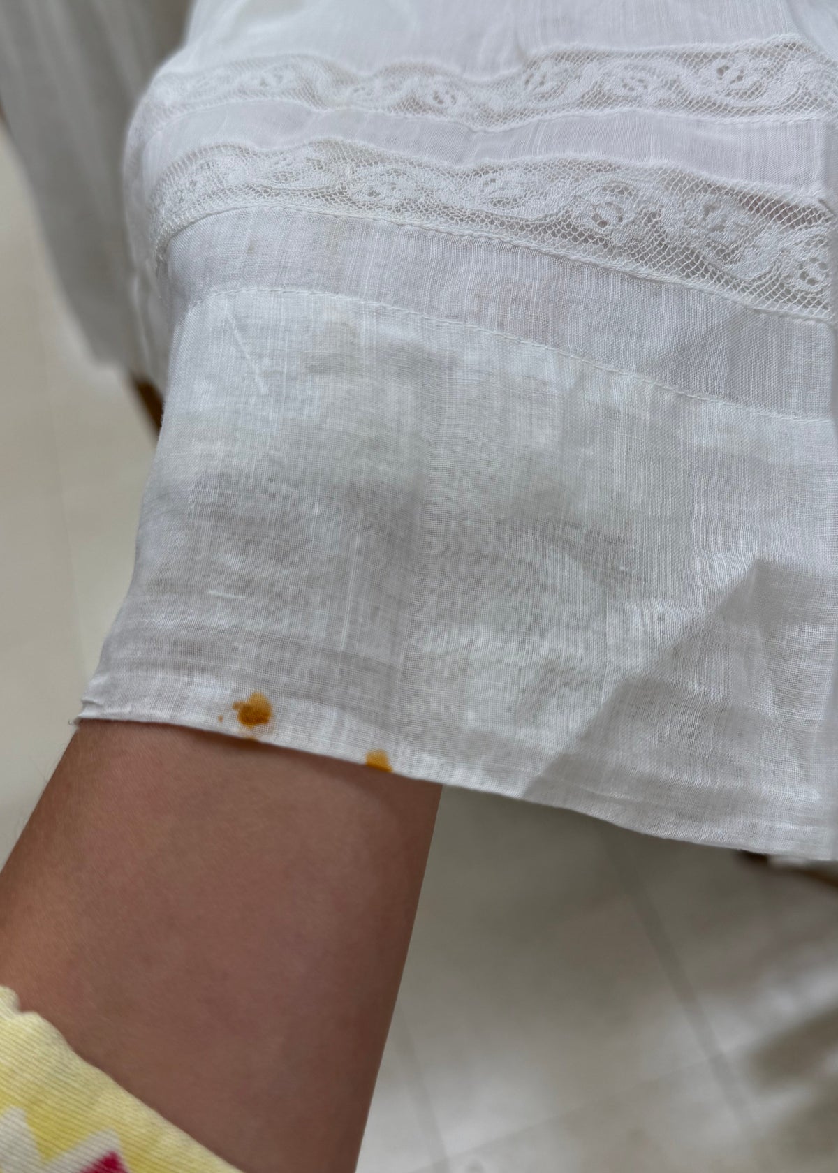 Edwardian voile tea skirt