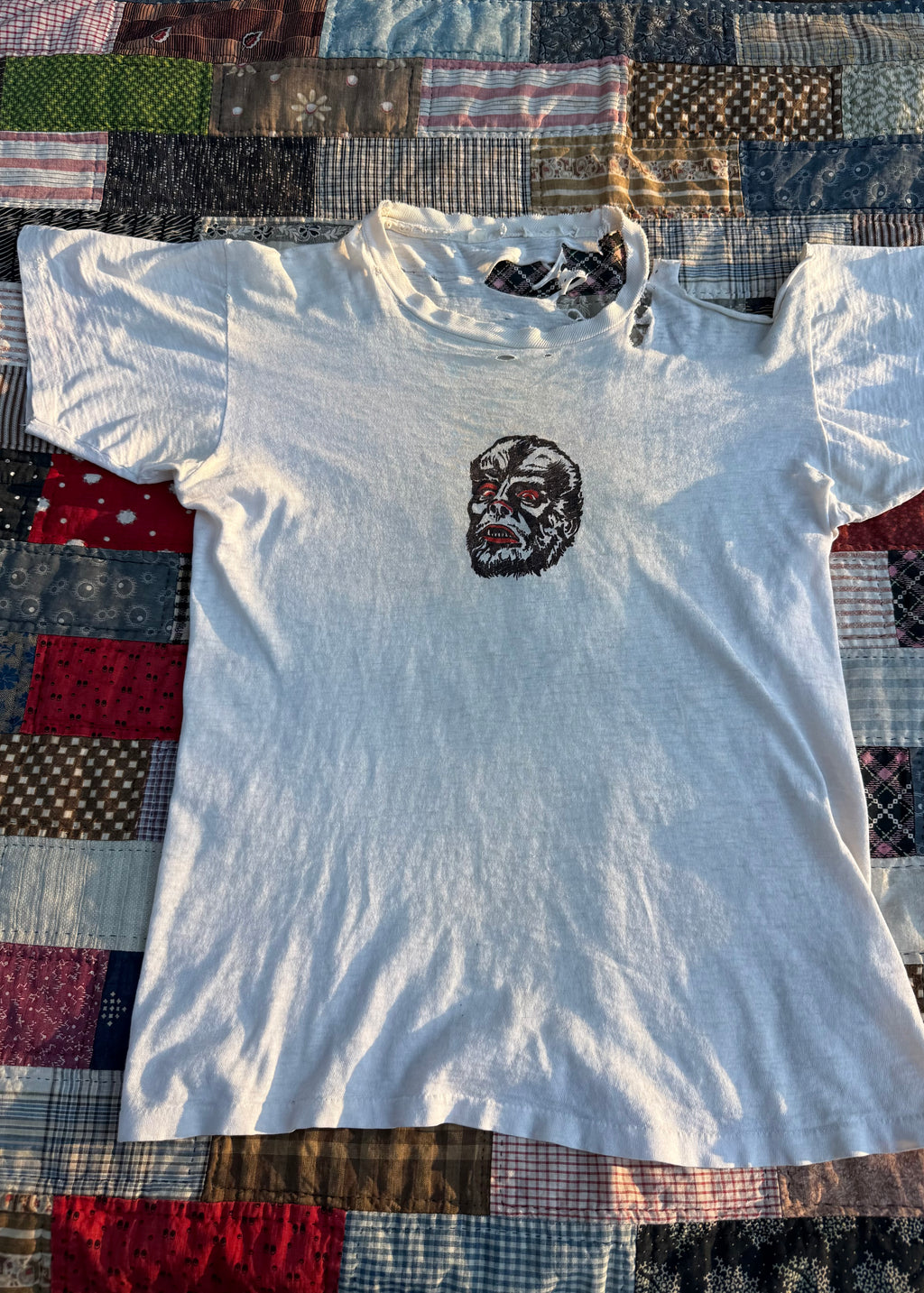 1960s Universal Monsters The Wolf Man heavily distressed tee