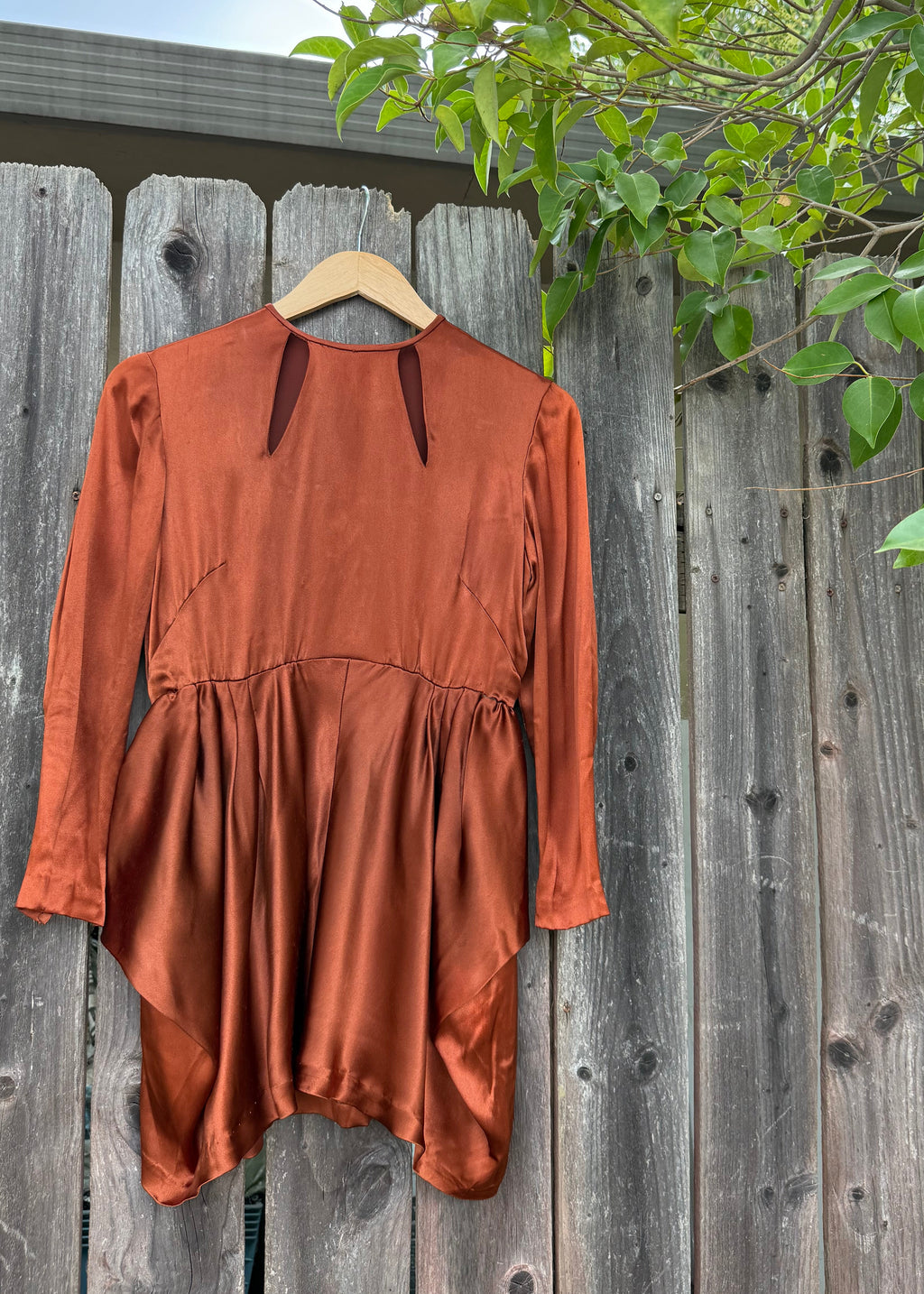 1930s/40s satin mini dress