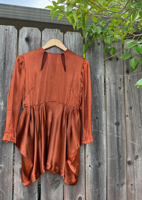 1930s/40s satin mini dress