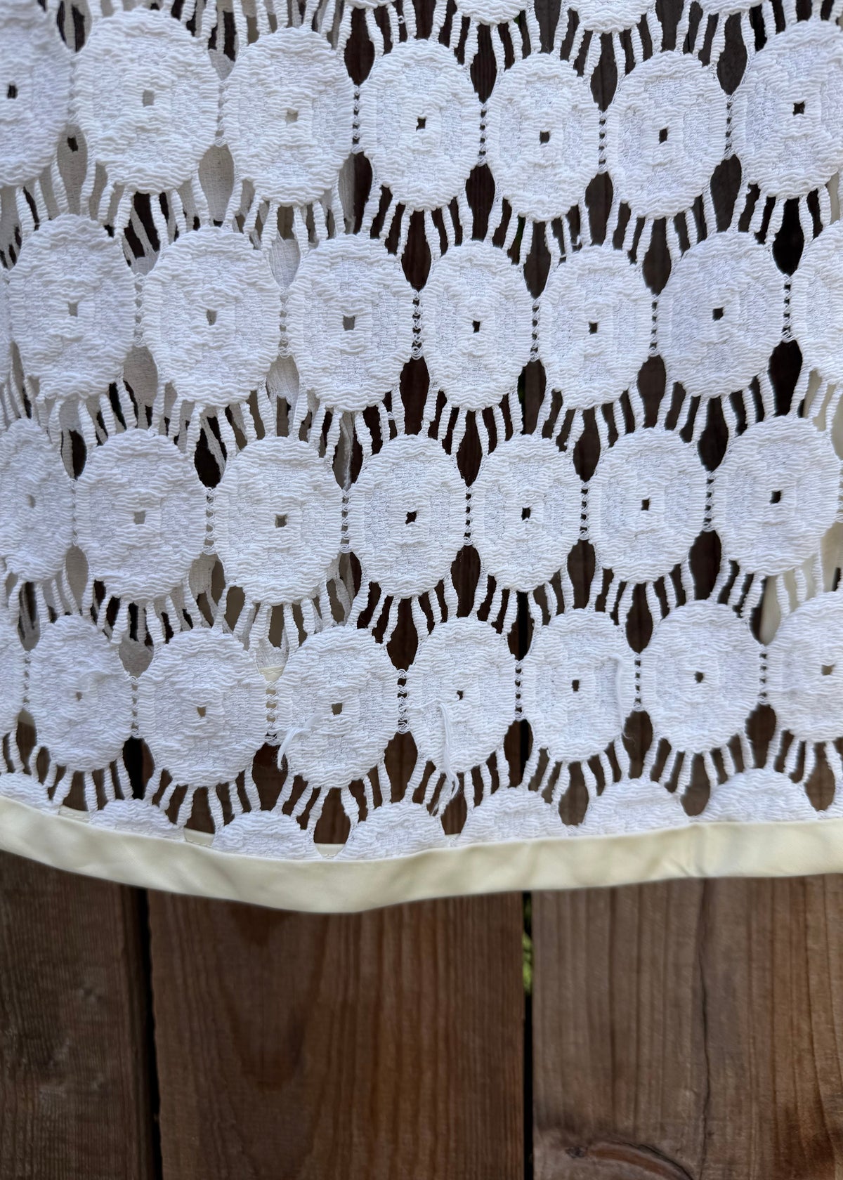 1920s crochet yoyo jacket