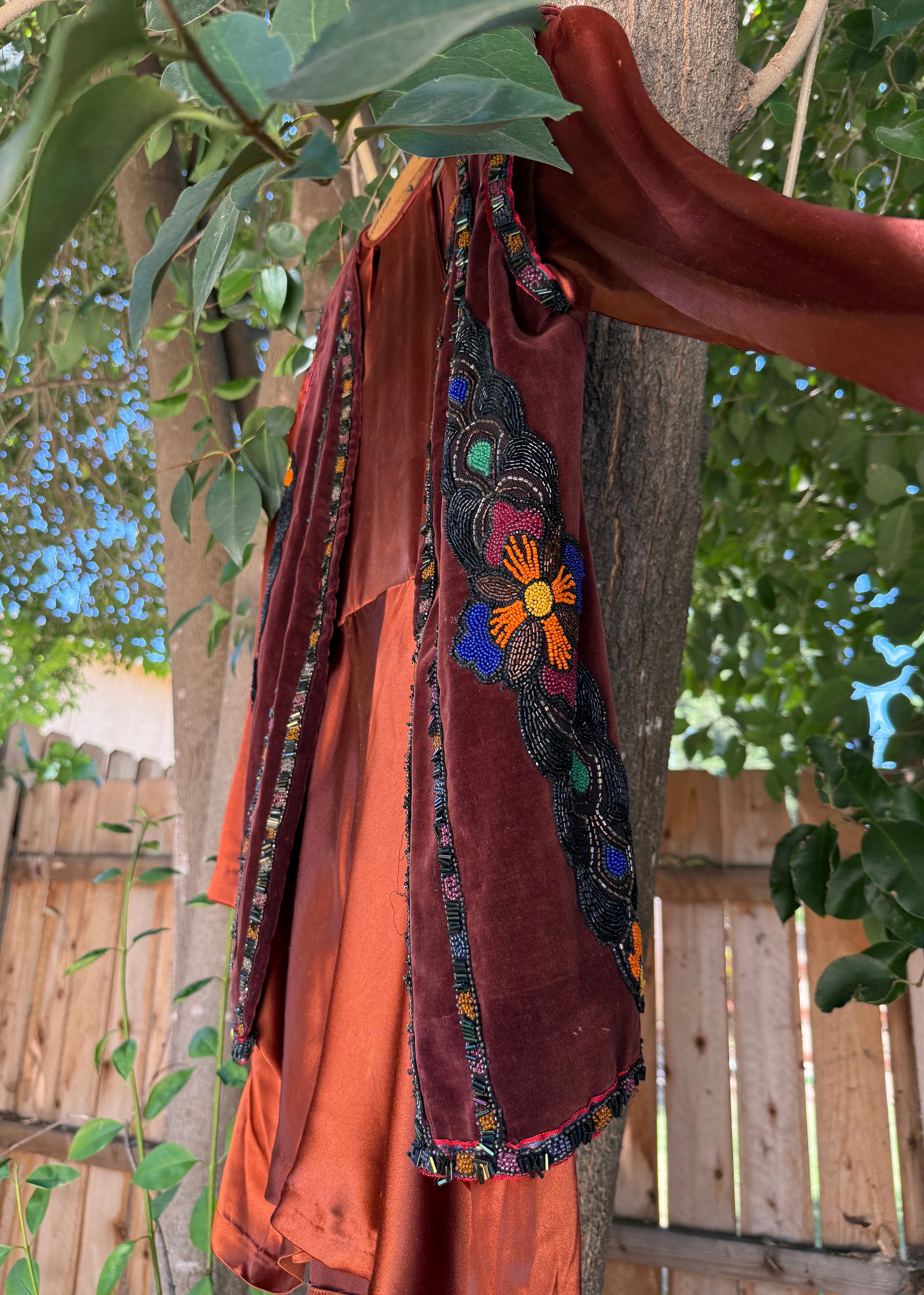 Antique bohemian folk vest