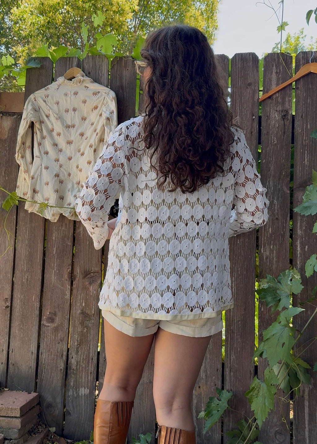1920s crochet yoyo jacket