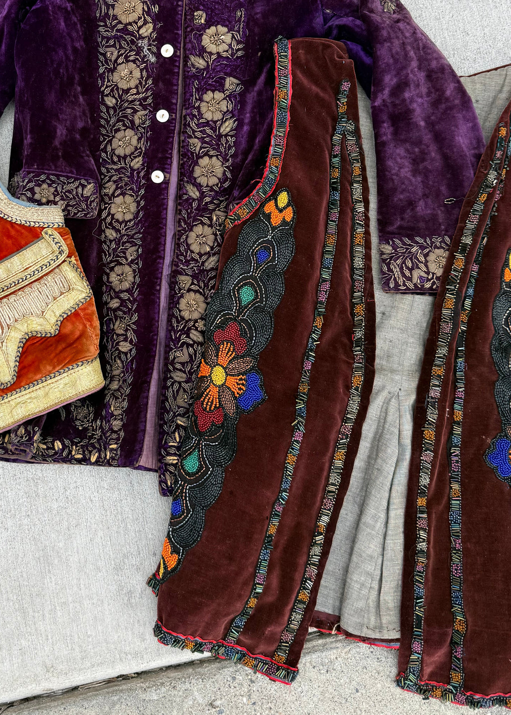 Antique bohemian folk vest
