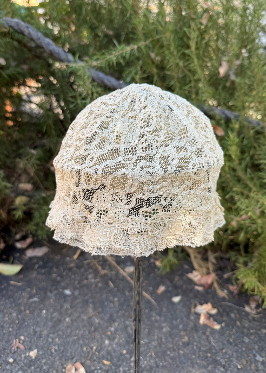 Edwardian lace cap