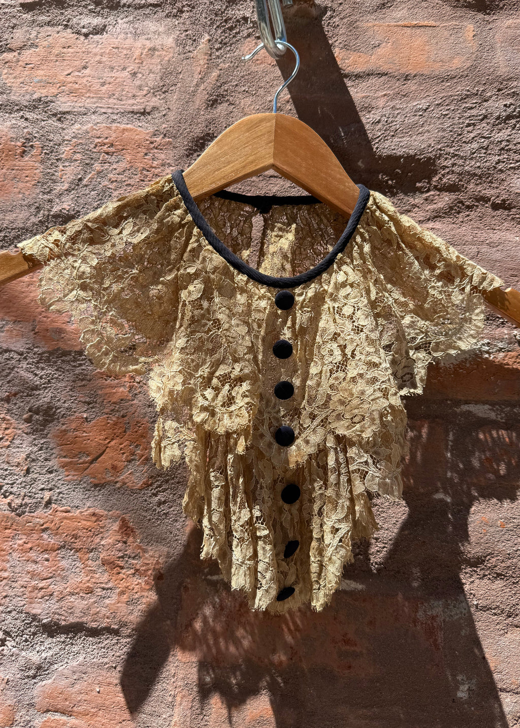Antique lace bib