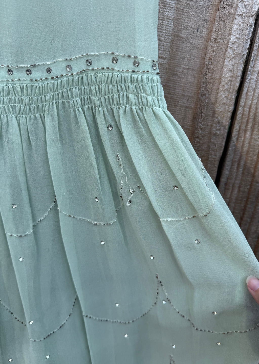 1920s mermaid flapper dress