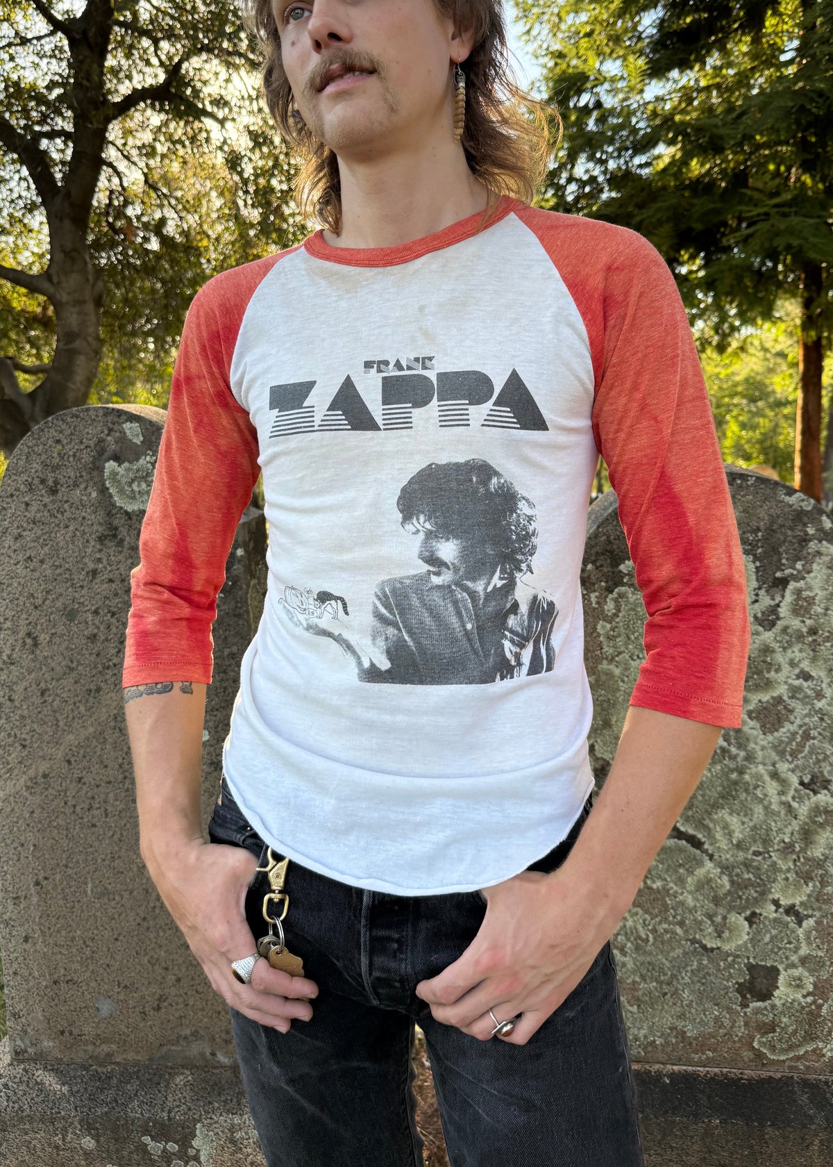 1980 Frank Zappa tour raglan