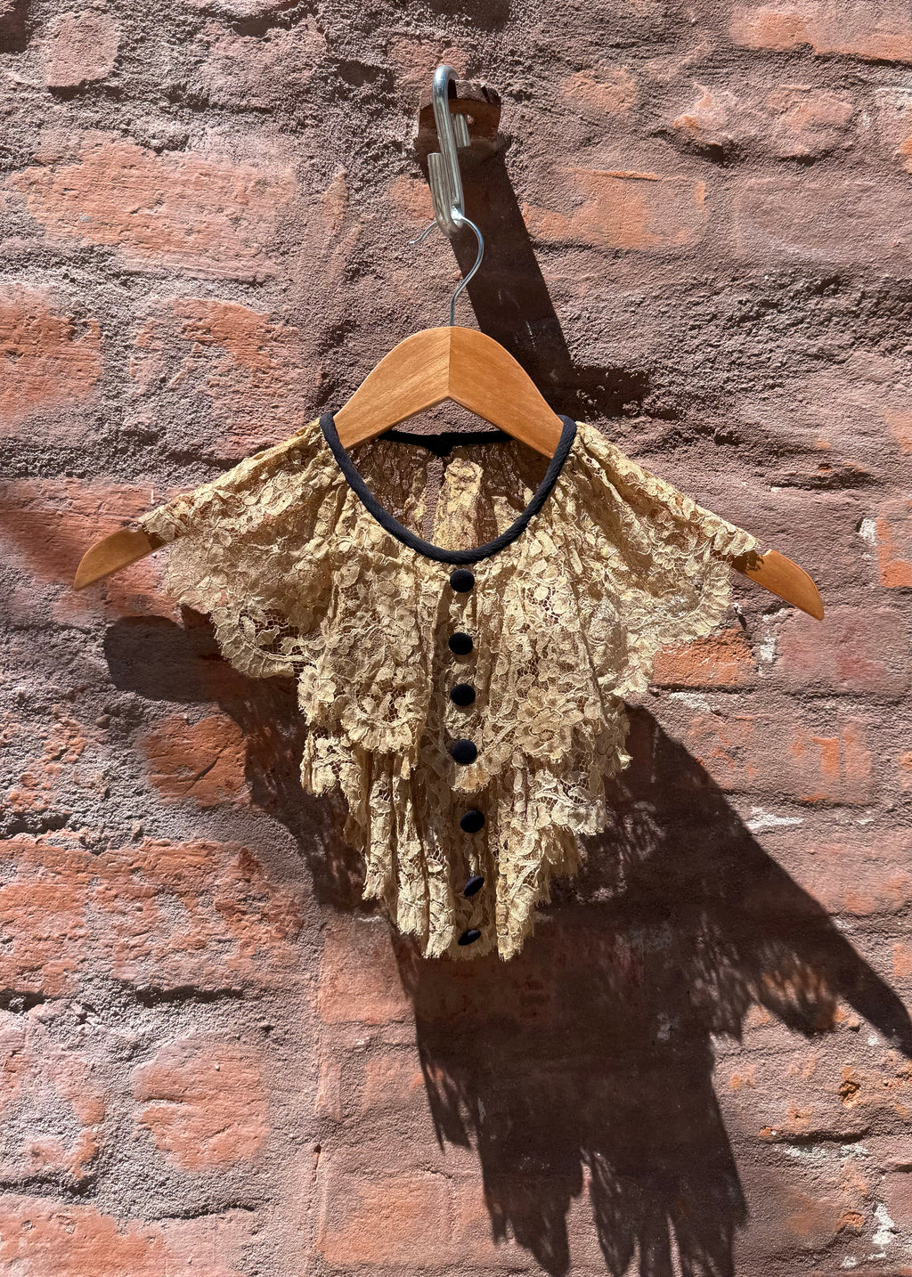 Antique lace bib
