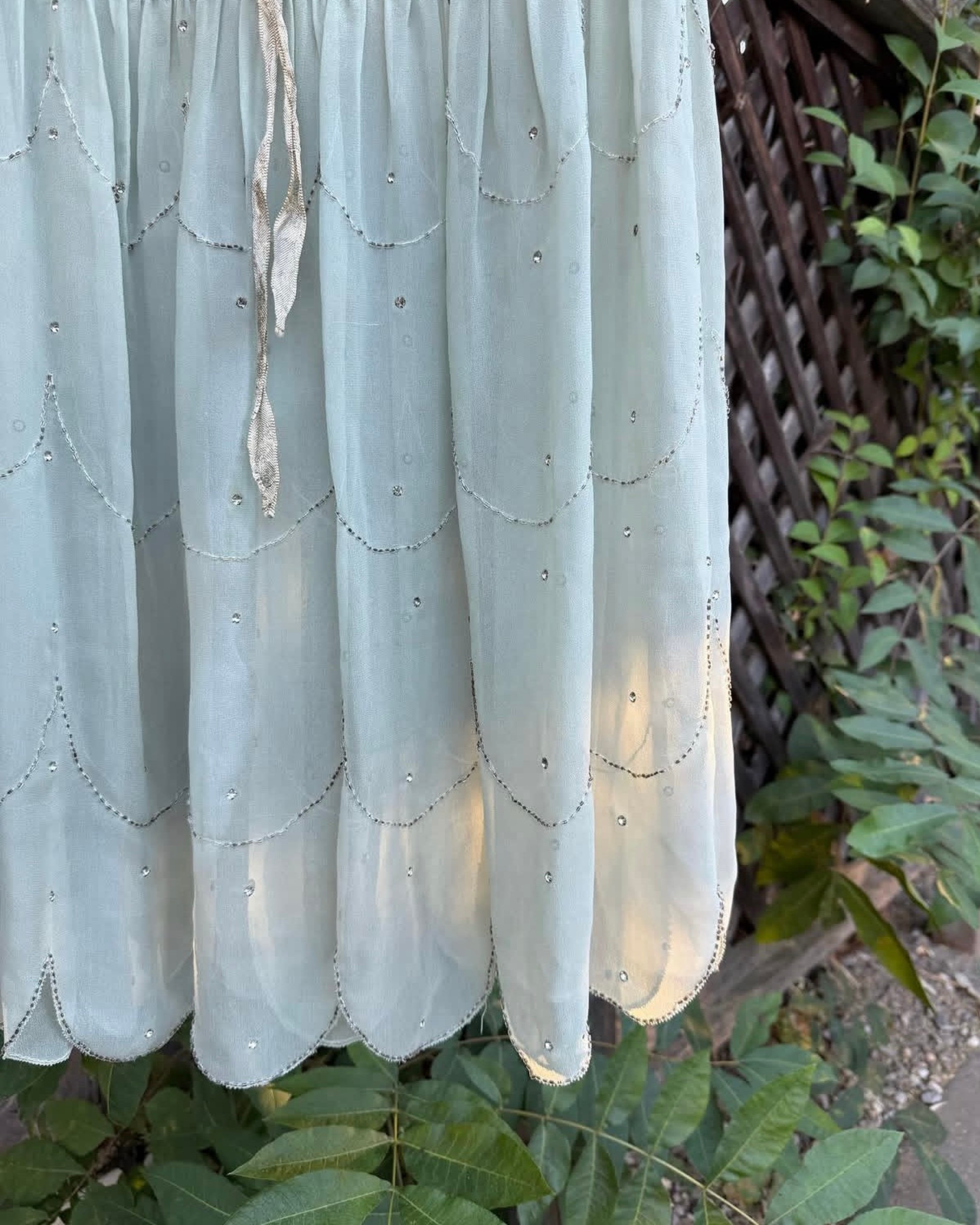 1920s mermaid flapper dress