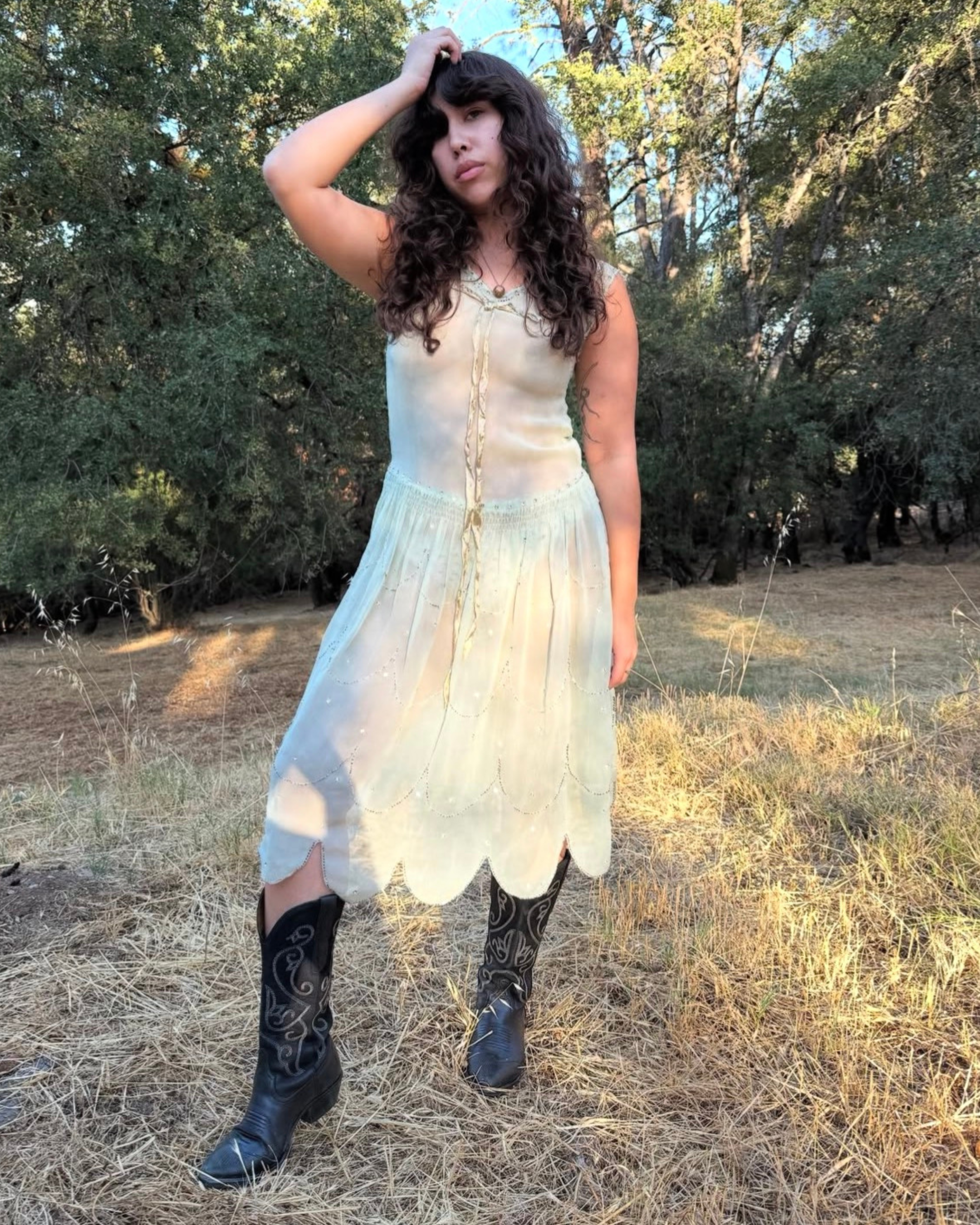 1920s mermaid flapper dress