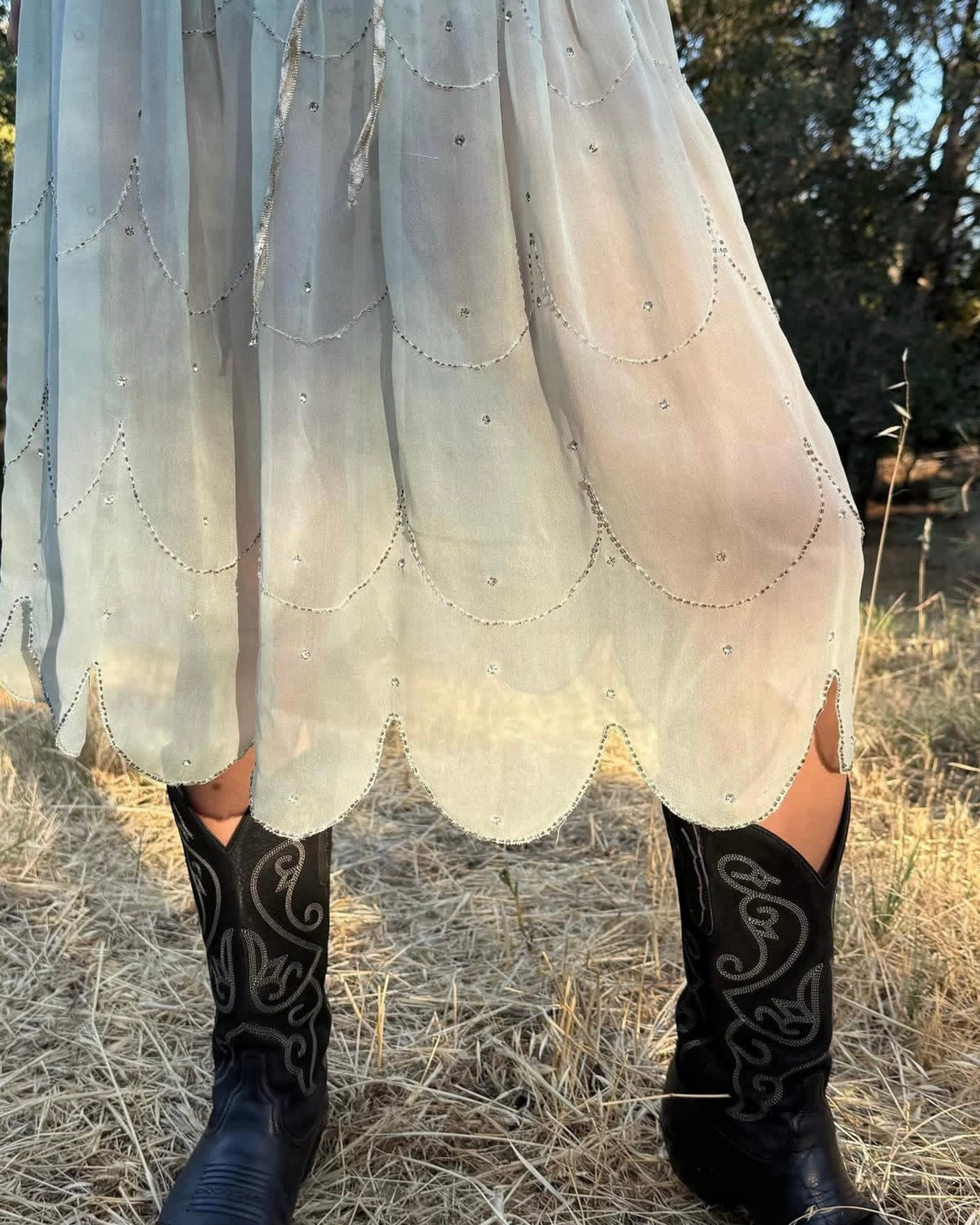 1920s mermaid flapper dress